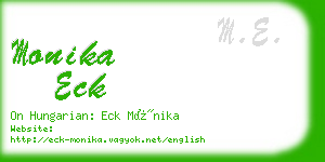monika eck business card